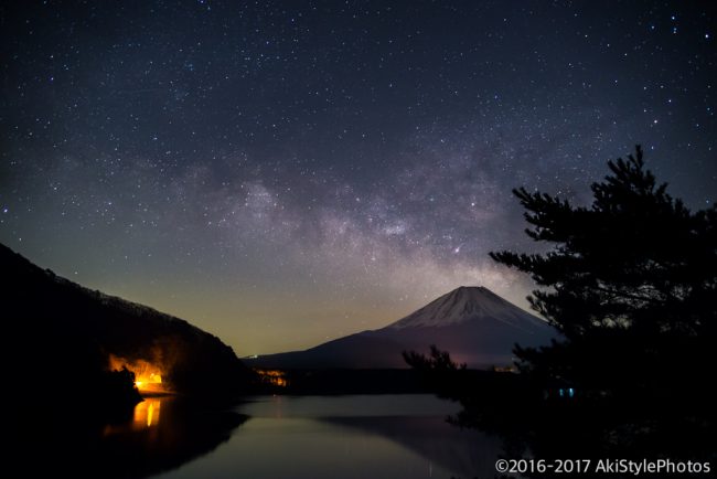 今シーズン初の天の川と富士山!現像の難しさを知る
