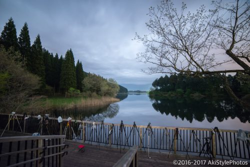 田貫湖での三脚を使った悪質な場所取り