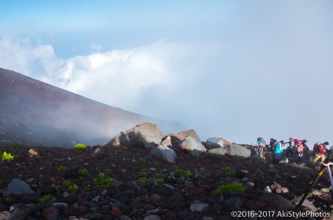 4回目の富士登山。富士山の頂上で食べるカップ麺は格別だった