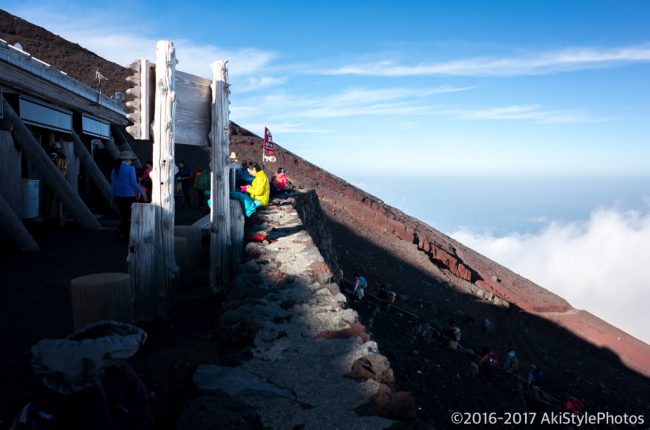 4回目の富士登山。富士山の頂上で食べるカップ麺は格別だった