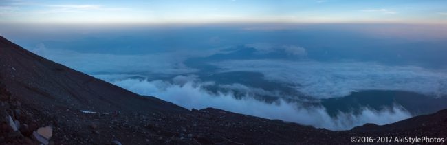 4回目の富士登山。富士山の頂上で食べるカップ麺は格別だった