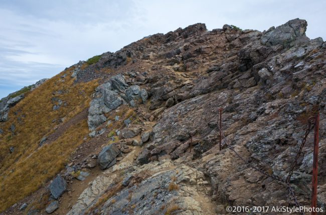 北岳への登山道