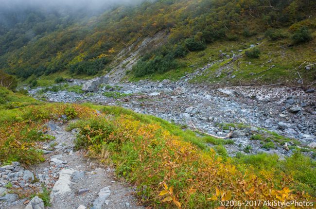 北岳の大樺沢ルート