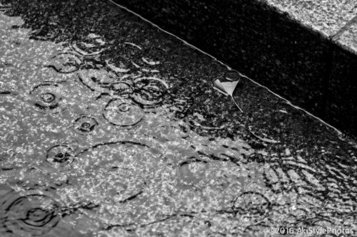 雨の日モノクロ