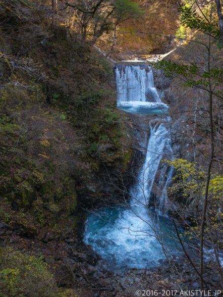 西沢渓谷の七ツ釜五段の滝