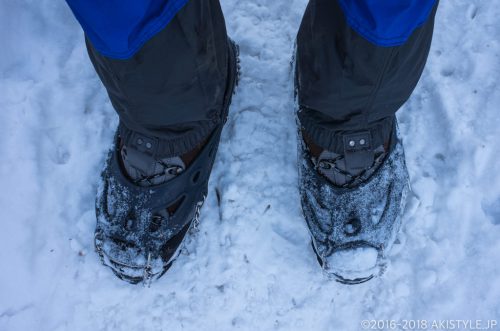 キネシスで雪山ハイキング