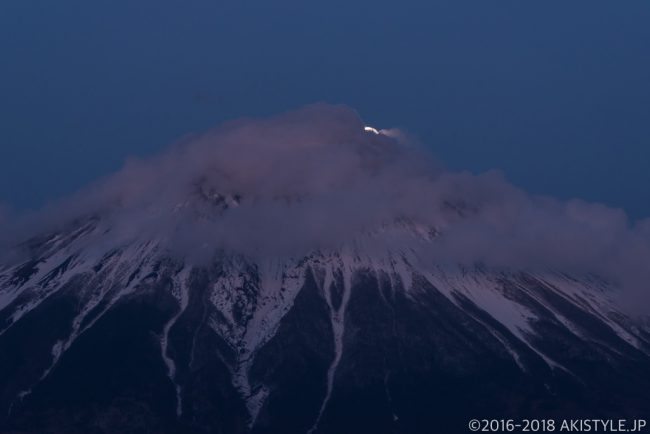 田貫湖からのパール富士
