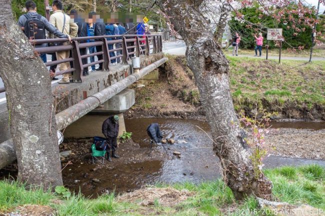 忍野八海、お宮橋