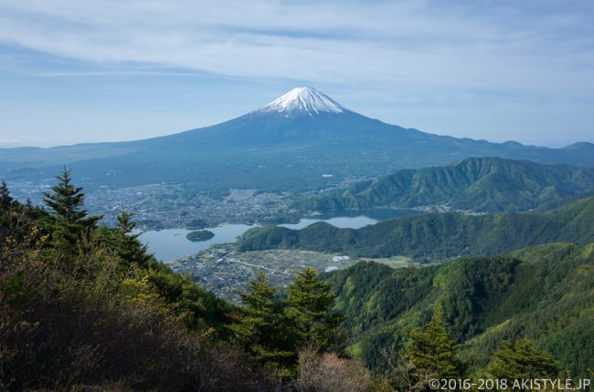 新道峠からの富士山