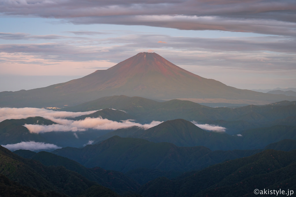塔ノ岳から富士山