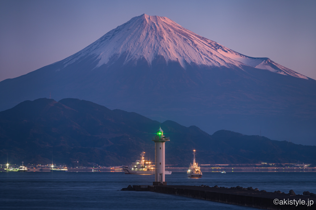 KANI スターシャインフィルターで富士山写真