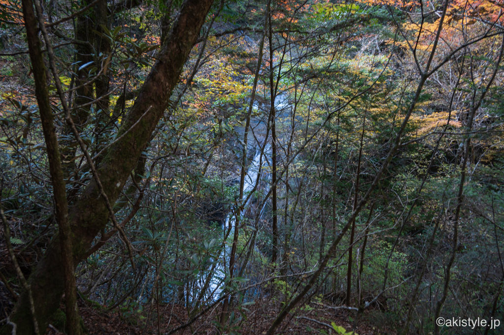 西沢渓谷を紅葉ハイキング