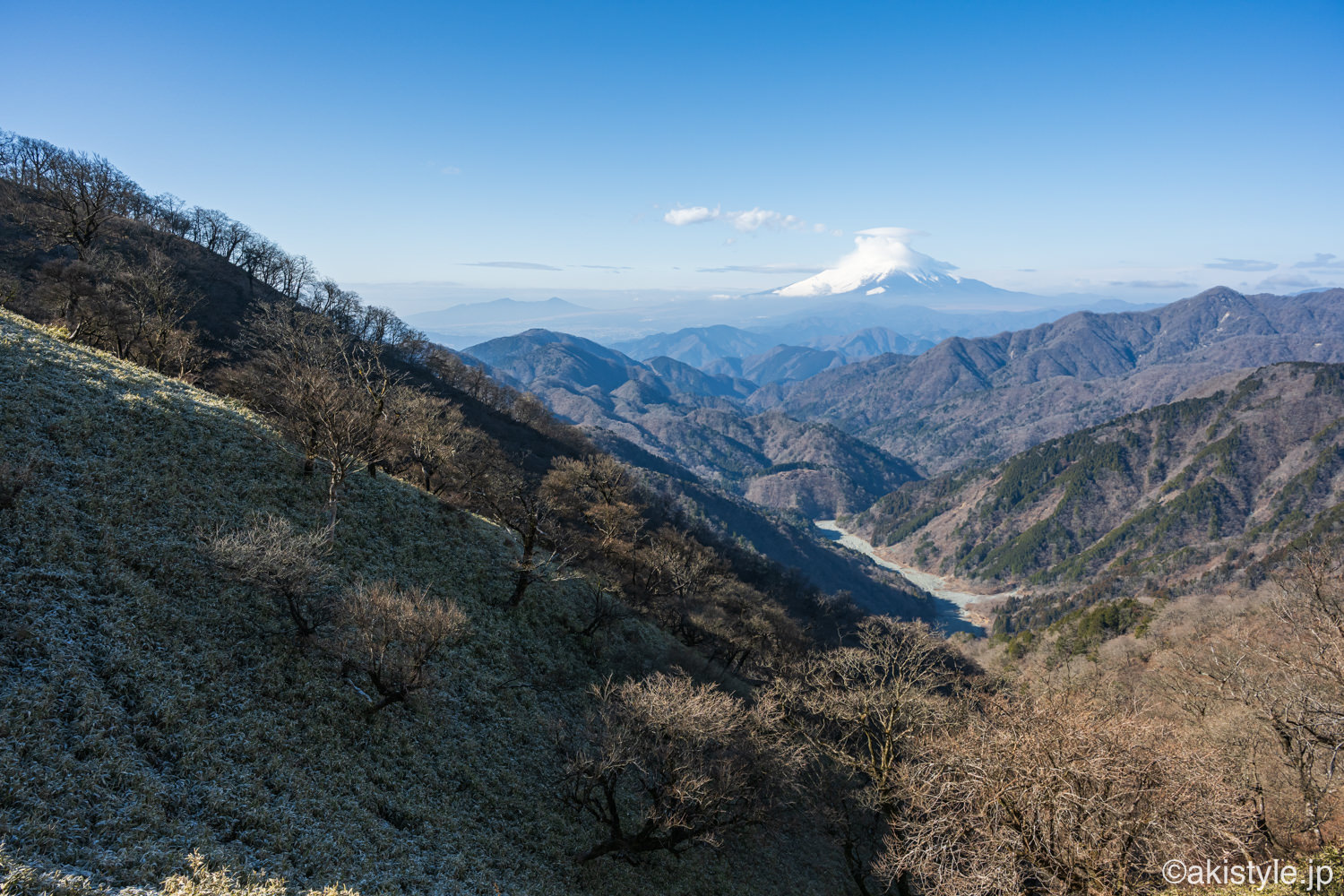 丹沢山域から富士山